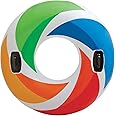Intex Color Whirl Swimming Pool Float Tube with Handle 48 inch