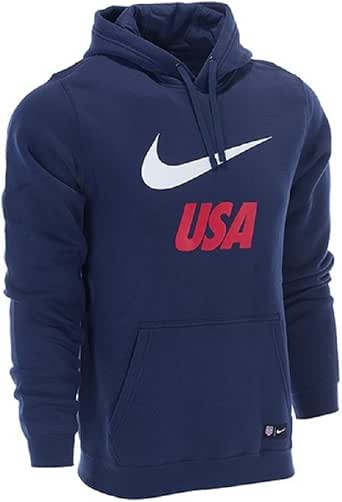 Amazon.com: 2018 Nike USA Men's Pullover Hoodie (Midnight Navy) (XL): Clothing