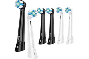 SUGODAEU 6PCS iO Replacement Heads Compatible with Oral B iO Electric Toothbrush,Compatible with Oral B iO Series 2/3/4/5/6/7/8/9/10,Premium Bristles for Deep Cleaning&Gentle Care