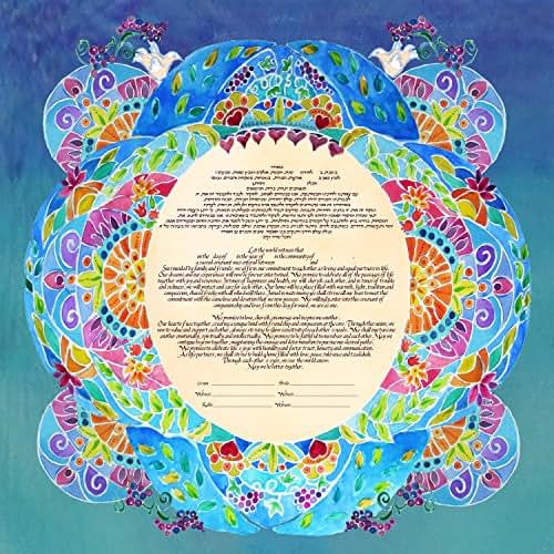 Custom Ketubah Jewish Wedding Contract Personalized