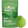 Soar Organics - Uji Ceremonial Grade Matcha Green Tea Powder - Authentic Japanese Origin (3.52 oz)