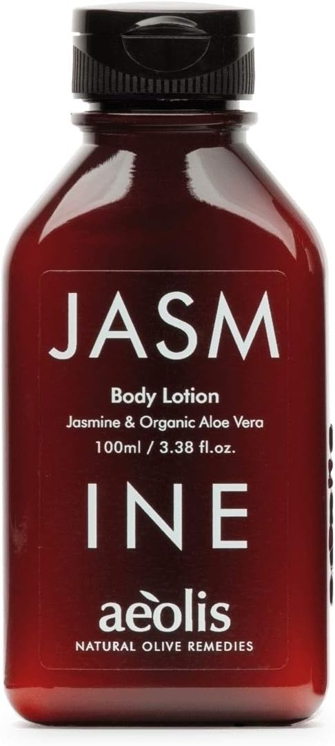 Aeolis Body Lotion - Hydrates and Nourishes the Hands, Face and Body - Absorbs Quickly - Uses Jasmine, Aloe Vera & Pomegranate + Olive Oil - Hydrating - 3.38 Fl.oz