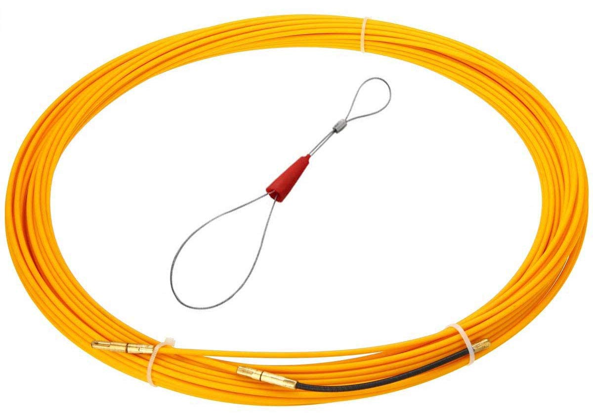 ☆RUNCCI-YUN 20M Fish tape ribbon threader puller pull head, Electrical Wire Threader