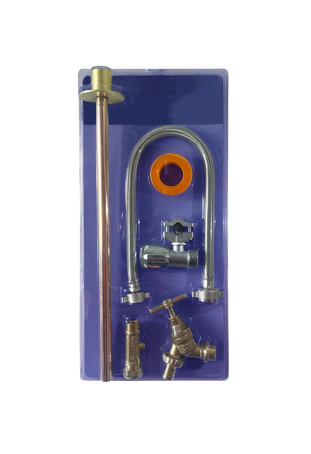 Outside Garden Tap Kit Easy Self Cutting DIY Fitting for Outdoor Hose Tap