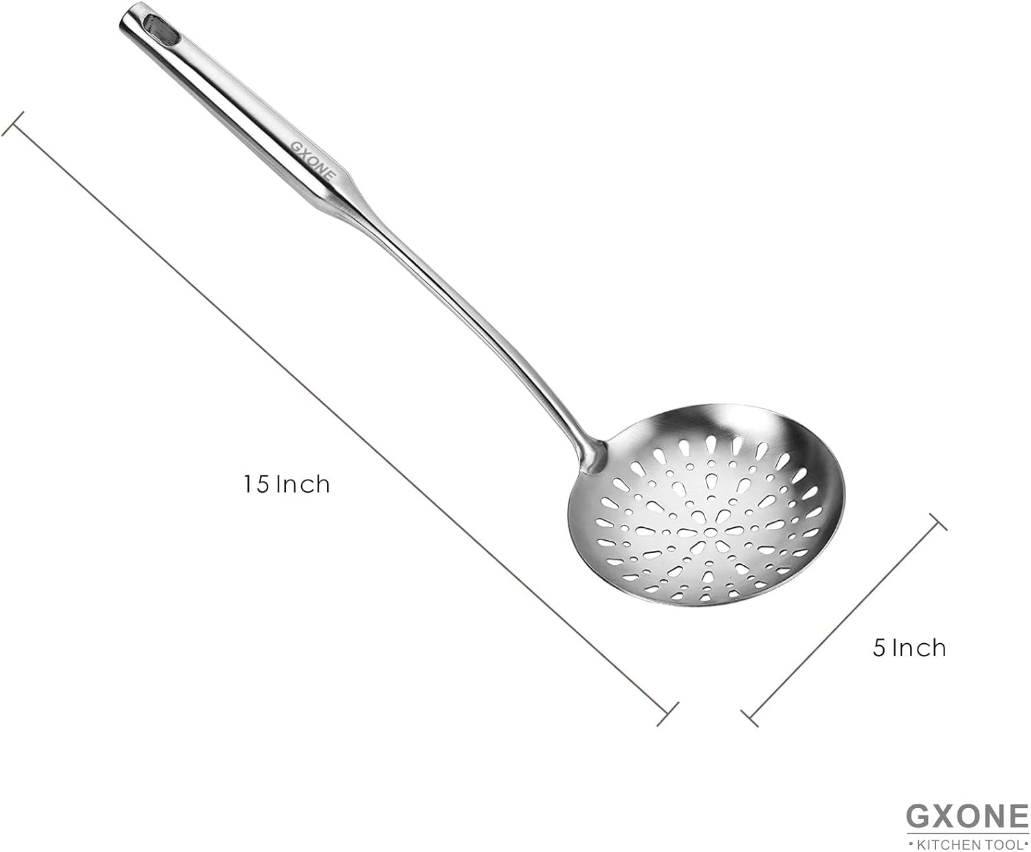 Cooking Spoon, 304 Stainless Steel Large Serving Spoons, Silver/12.6Inch: Kitchen & Dining