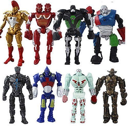 Fortitude 8x Real Steel Atom Midas Noisey Boy Zeus 13cm PVC Action Figure Set Free, Colorful by Fortitude
