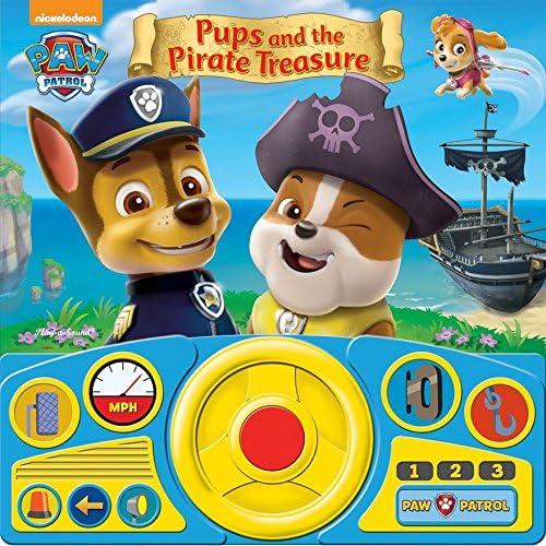 FunGame Pups and the Pirate Treasure Paw Patrol Steering Wheel Sound Book