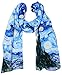 Salutto Women 100% Silk Scarf Monet Van Gogh Famous Painter Painted Scarves 64