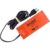 Zerostart 3400100 Silicone Pad Heater Engine Oil, Transmission Fluid, Reservoir and Hydraulic Fluid Heater, 2&frac34;" x 6&frac12;" | 120 Volts | 250 Watts