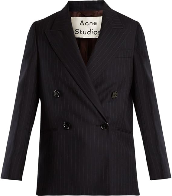Amazon アクネ ストゥディオズ Acne Studios レディース アウター ジャケット Jara Double Breasted Pinstriped Wool Jacket 並行輸入品 コート ジャケット 通販