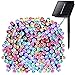 addlon Solar Lights Outdoor 72ft 200 LED Fairy Lights, Ambiance lights for Patio, Lawn,Garden, Home, Wedding, Holiday, Christmas, Xmas Tree decoration,waterproof/Timer/USB Charge (Multi-color)