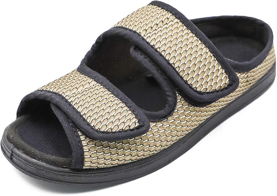 Orthoshoes Woman's Diabetic Sandals, Extra Wide Fit Shoes Elderly