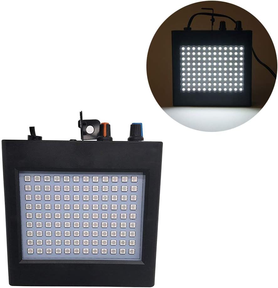 LED Bright Strobe Light LED Party Stage Lighting White 35W 108 Leds