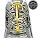 Lock Laces Reflective (Elastic No Tie Shoelaces) (Reflective Yellow)