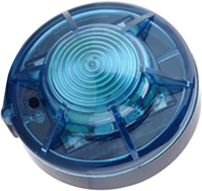 MIUHIU Roadside Flashing Flares Safety Warning Light Emergency LED Strobe Light with Magnetic Base for Vehicle and Marine (Blue)