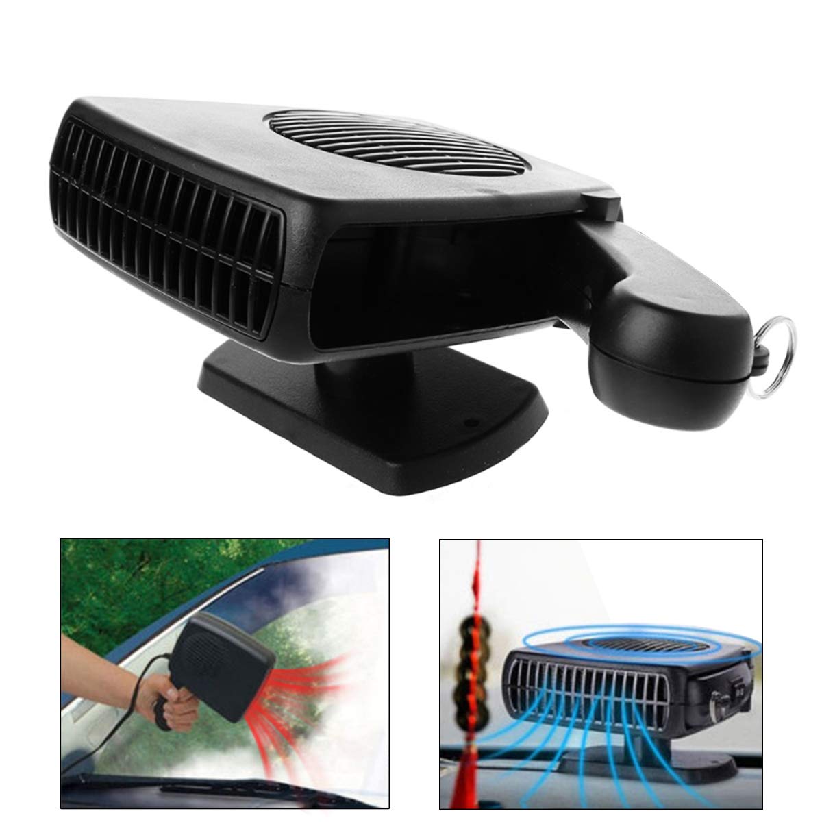 aimdonr Auto Calefacción Ventilador, Portátil Auto Vehículo ...