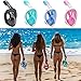 HELLOYEE Full Face Snorkel Mask for Adults Kids Panoramic View Snorkeling Mask Free Breathing Anti-Fog Anti-Leak Design with Detachable Camera Mount