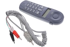 HOMOCONO Telephone Line Network Cable Tester Tool Set Connectors for Phone and LAN Cable Testing, Telephone Line Tester Kit f