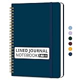 Lined Spiral Journal Notebook for Women & Men, 140