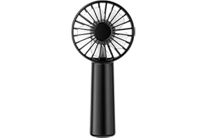 Portable Mini Fan, Powerful Handheld Fan with 3 Speeds, Small Hand Fan USB Rechargeable, Personal Makeup Eyelash Fan, Gifts f