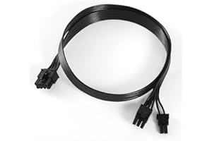 8 Pin to 6+2 Pin GPU Power Cable for Corsair, 67cm/26.38 Inch Length 8pin Pcie GPU Adapter PSU Cord Graphics Card Module Powe