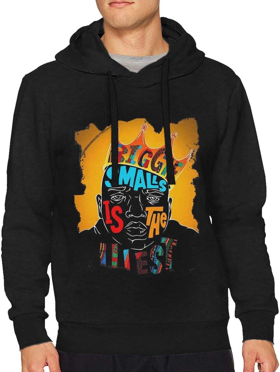 Dano332inopa Men's Biggie Smalls is The Illest Preview Striking Hoodies Hooded Sweatshirt XXL Black