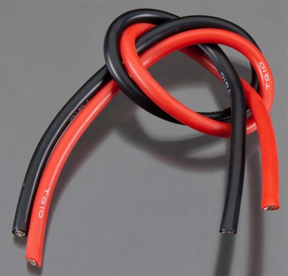 TQ WIRE PRODUCTS1102 10 Gauge Wire 1' Power Wire Kit Black/Red