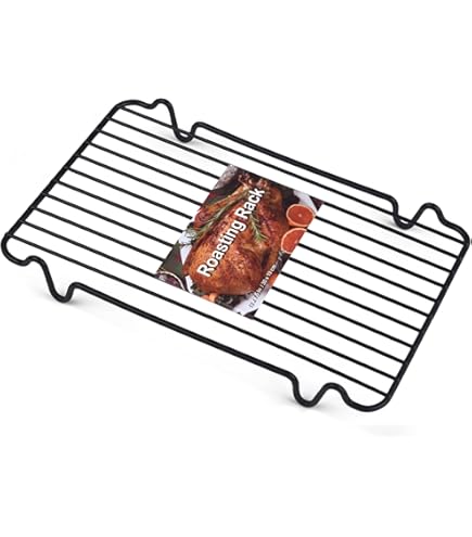 Petite Grille à Rôtir MasterClass En Acier Inoxydable – 23 X 16,5 Cm, Idéale Pour Viandes Et Légumes