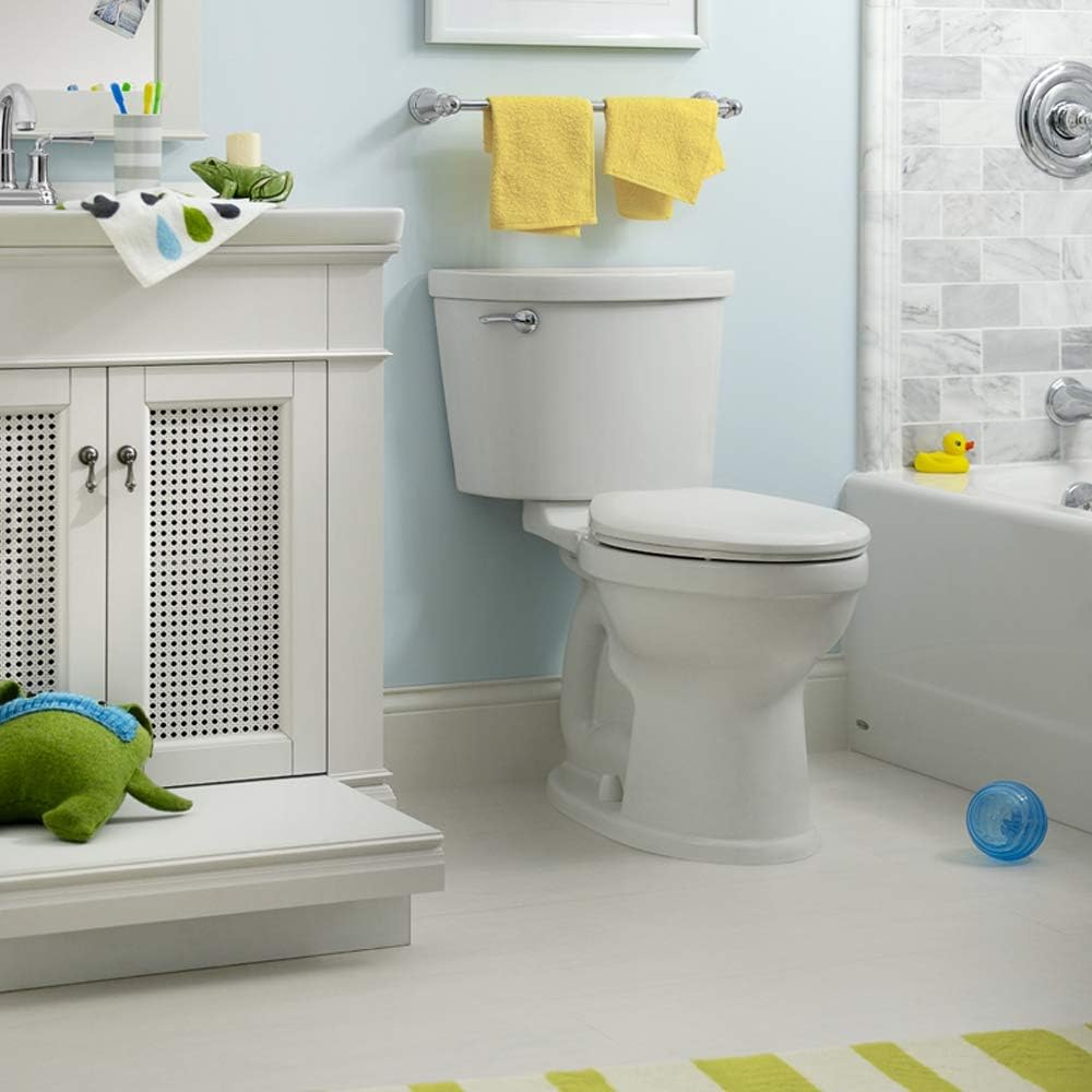 American Standard 211AA.104.020 Champion PRO Right Height 12-Inch Rough-In Elongated Toilet Combination Less Seat, White - Two Piece Toilets - 