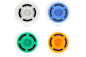 NOTOKE 4 PCS Shower Flow Restrictor, GPM 1.5/1.8/2.0/2.5 Shower Flow Reducer Limiter Water Flow Restrictor Shower Head Water Saver Limiter Set for Handheld Shower(0.56x0.54x0.21inch)