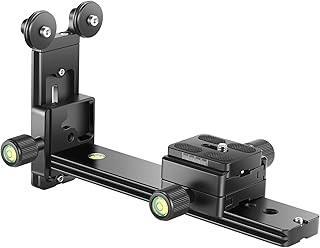 Neewer Teleobjektiv Unterstützung Halterung Schnell Schuhplatte Langfokus Standhalter mit 1/4 und 3/8 Zoll Schraubgewinde für Stativ Kugelkopf DSLR Kamera Fotografie für Arca Swiss