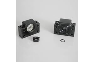 GUWANJI 1Set BK/BF15 End Suppoets Bearing Mounts BK15 Fixed Side BF15 Floated Side for SFU2005 CNC Parts