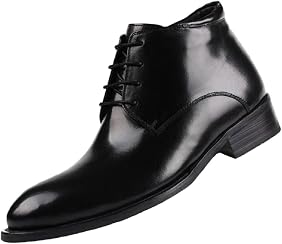 Santimon Men's Lace-up Ankle Boots 