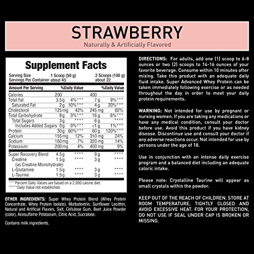 Body Fortress Whey Protein Powder 5 lb, Strawberry Pricepulse