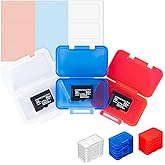 18PCS Multi-Color Clear Plastic MicroSD Card Holder Case for 18 TF Cards | with Labels,MicroSD MSD Memory Card Storage Organizer,for 18 Micro SD SDXC SDHC TF Cards,NOT Include any Cards