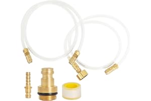SINWAR 35" Boat Hydraulic Steering Bleed Kit for Seastar Boat Steering Systems, for Sea Star Replace Quick Connect Fluid Filler Tube Hose, for All Outboard, Sterndrive & Inboard
