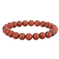 Crystal Vibe Red jasper Crystal Bracelet for