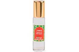 NEMAT INTERNATIONAL Amber Perfume Oil Roll-On – Long Lasting Alcohol Free Amber Oil Perfume for Women and Men, Essential Oil Based Fragrance, Clean Vegan Body Oil Roll On, 10 ml / 0.33 fl Oz