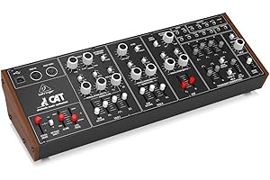 Behringer CAT Legendary Paraphonic Analog Synthesizer with Dual VCOs, 4 Mixable Waveforms, External Signal Processor, 16-Voice Poly Chain and Eurorack Format