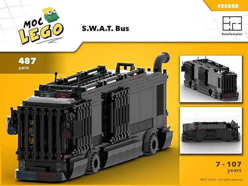 Download S.W.A.T. Bus (Instruction Only): MOC LEGO (English Edition) PDF