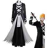 FCCAM Ichigo Kurosaki Costume Men Anime Ichigo Cosplay Thousand Year Blood War Halloween Outfits