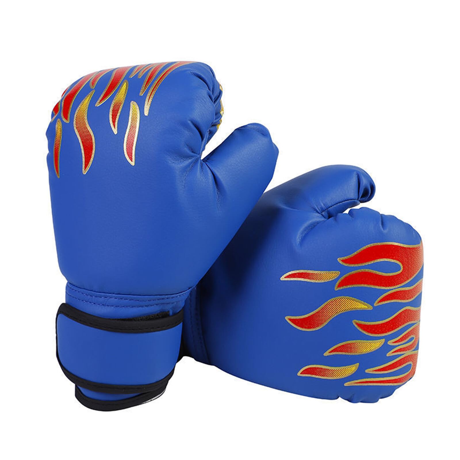 Hwtcjx Kids Boxing Gloves, PU Boxing Gloves, Blue, 6 oz, 3-12 Years