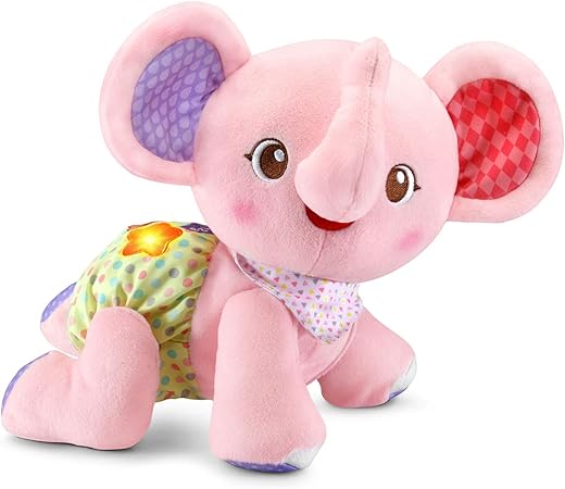 VTech Explore and Crawl Elephant, Pink 