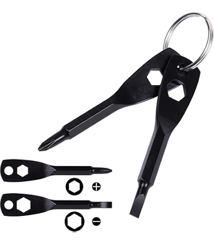 thumbnail image 2 of Multifunctional Pocket Mini Tool Screwdriver Set With Key Ring EDC Portable Outd 2 of 13