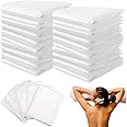 Atarvana 50pcs Disposable Plastic Sheeting for Body Wrap Top Open 83''×47'' Plastic Sheeting for Film Bathtub Bag, Home Bathtub, SPA, Beauty Salon- Soft & Tear-Resistant