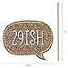 Big Dot of Happiness Adult 30th Birthday - Gold Party Photo Booth Props Kit 20 Count