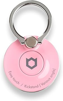 Amazon Iface スマホリング Iphone Android 360度回転 インナーサークル ベビーピンク Hamee ハミィ ホールドリング