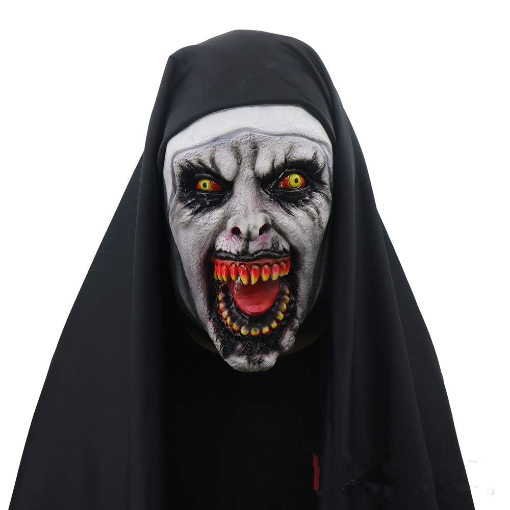 フルヘッド ラテックス ヘッドマスク ハロウィン おばあちゃんのヘッドマスク B07gfgp4vp コスプレ ホラー 怖い ままごとごっこ遊び 超新作