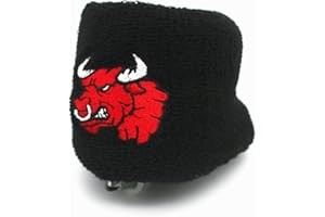 LYXMTBK Brake Fluid Reservoir Sock Cover for Motorcycle(Angry Bull)