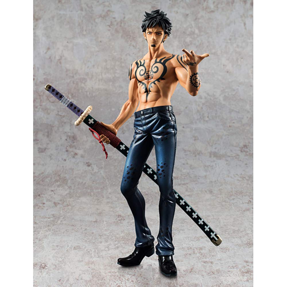 QAL ONE Piece Anime Figure Trafalgar Law Doll Model Toy Decoration PVC Figurine Statue Collectible B